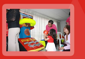 Ferias, juegos y concursos. Decoracion, shows y refrigerios.